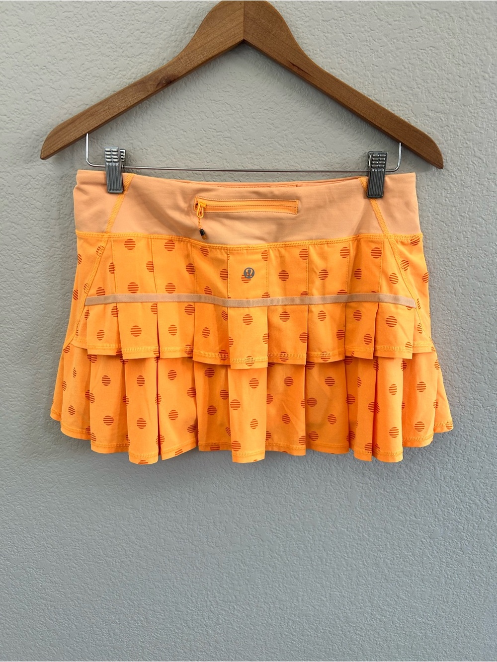 Lululemon Pace Setter Skort *Stripe Dot Creamsicle Pop - Picture 3 of 10